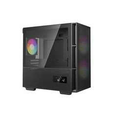 DeepCool CH360 DIGITAL Trn Micro-ATX Case - Sleek Black Design, Perfect for Your Build!